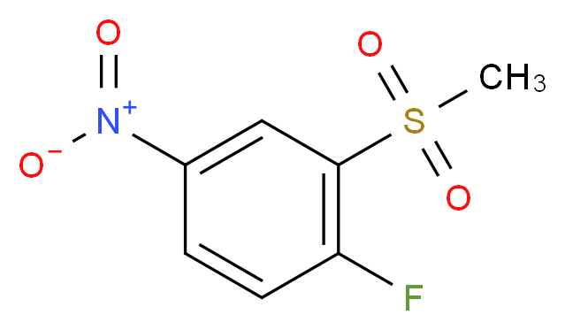 1-fluoro-2-methanesulfonyl-4-nitrobenzene_Molecular_structure_CAS_)