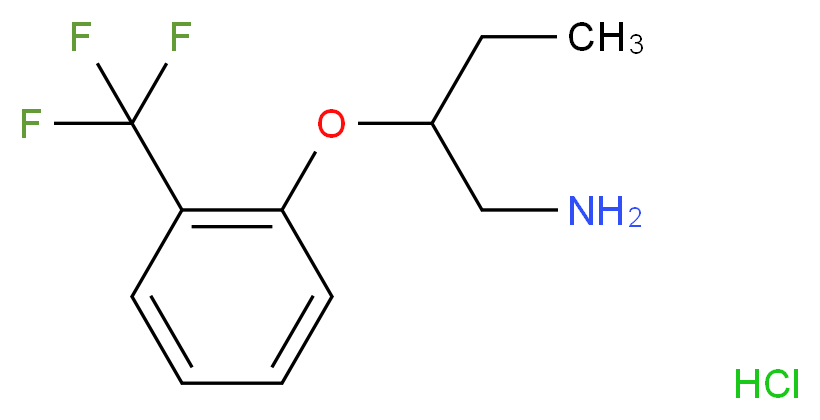 1-[(1-aminobutan-2-yl)oxy]-2-(trifluoromethyl)benzene hydrochloride_Molecular_structure_CAS_)