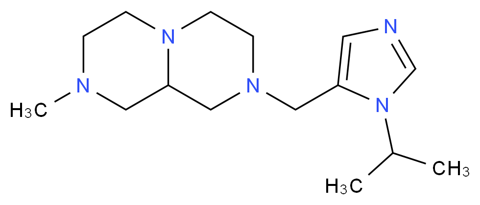 2-[(1-isopropyl-1H-imidazol-5-yl)methyl]-8-methyloctahydro-2H-pyrazino[1,2-a]pyrazine_Molecular_structure_CAS_)