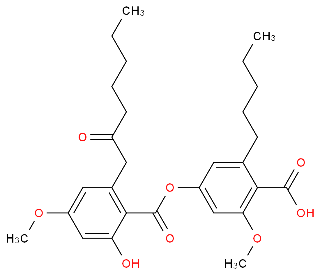 Confluentic acid_Molecular_structure_CAS_6009-12-7)