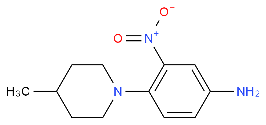 3-Nitro-4-(4-methylpiperidine-1-yl)aniline_Molecular_structure_CAS_)