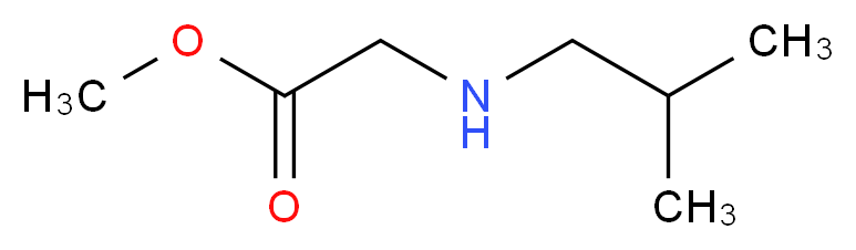 methyl 2-[(2-methylpropyl)amino]acetate_Molecular_structure_CAS_)