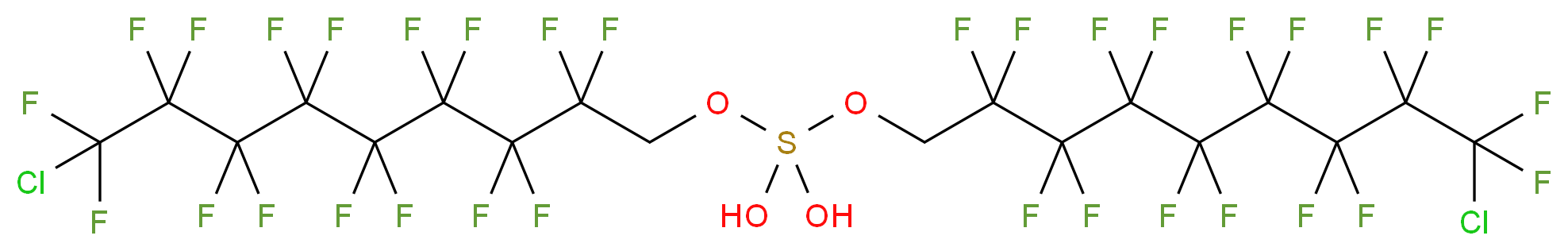 Bis(9-chloro-1H,1H-perfluorononyl) sulphate 97%_Molecular_structure_CAS_)