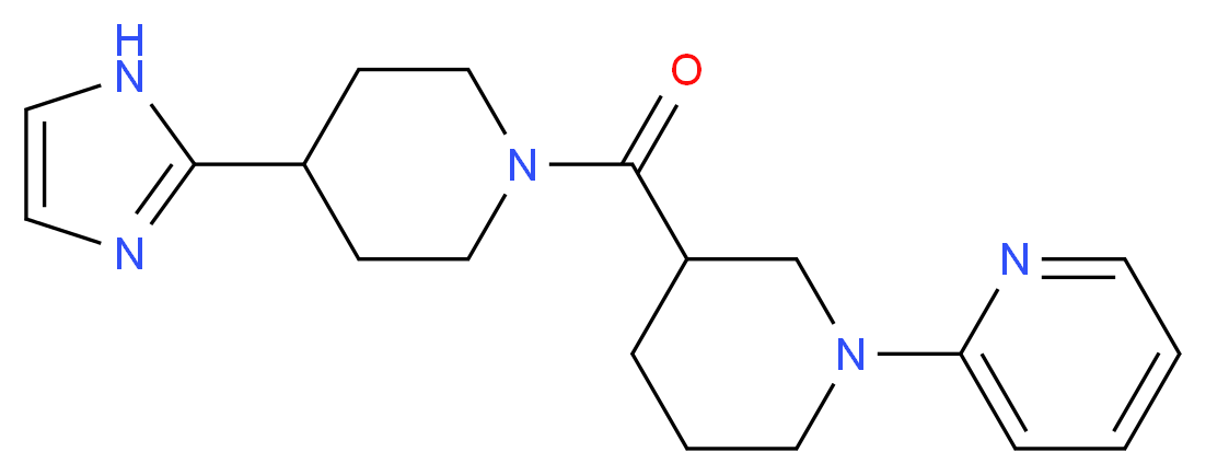 2-(3-{[4-(1H-imidazol-2-yl)piperidin-1-yl]carbonyl}piperidin-1-yl)pyridine_Molecular_structure_CAS_)