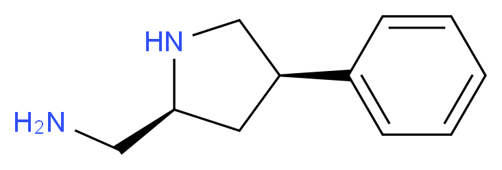 ((2S,4R)-4-phenylpyrrolidin-2-yl)methanamine_Molecular_structure_CAS_)