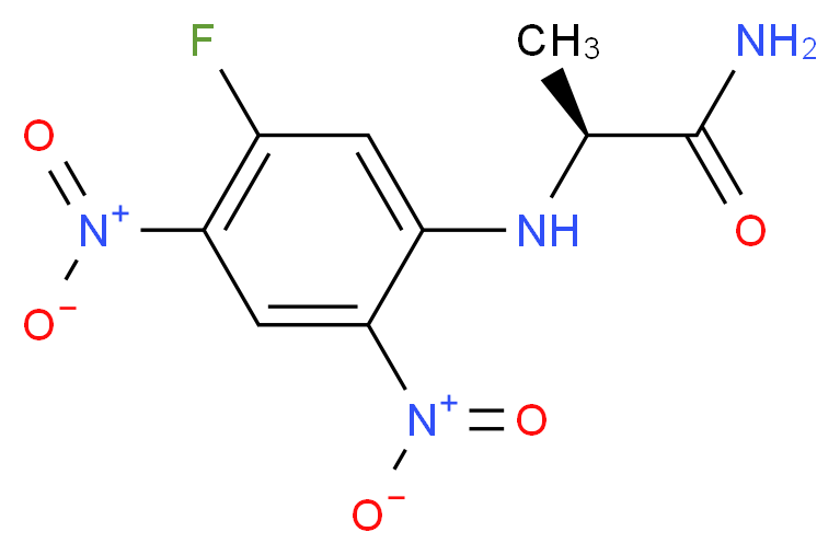 Nα-(2,4-Dinitro-5-fluorophenyl)-L-alaninamide_Molecular_structure_CAS_95713-52-3)