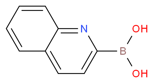 Quinoline-2-boronic acid_Molecular_structure_CAS_745784-12-7)
