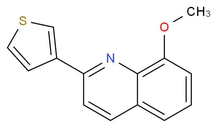 8-methoxy-2-(3-thienyl)quinoline_Molecular_structure_CAS_)