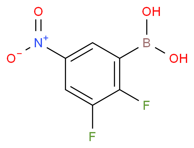 2,3-Difluoro-5-nitrobenzeneboronic acid_Molecular_structure_CAS_)
