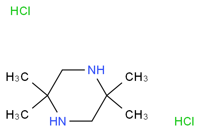 2,2,5,5-Tetramethylpiperazine dihydrochloride_Molecular_structure_CAS_858851-27-1)