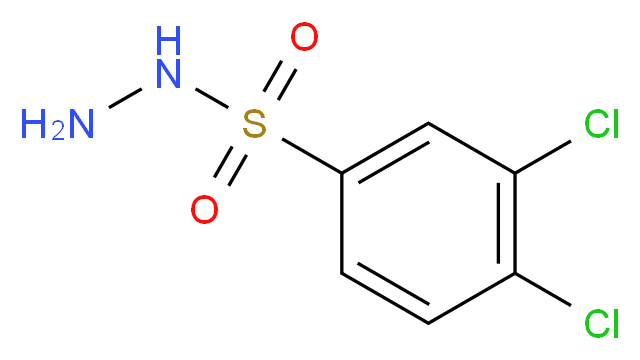 3,4-Dichlorobenzenesulphonylhydrazide_Molecular_structure_CAS_)