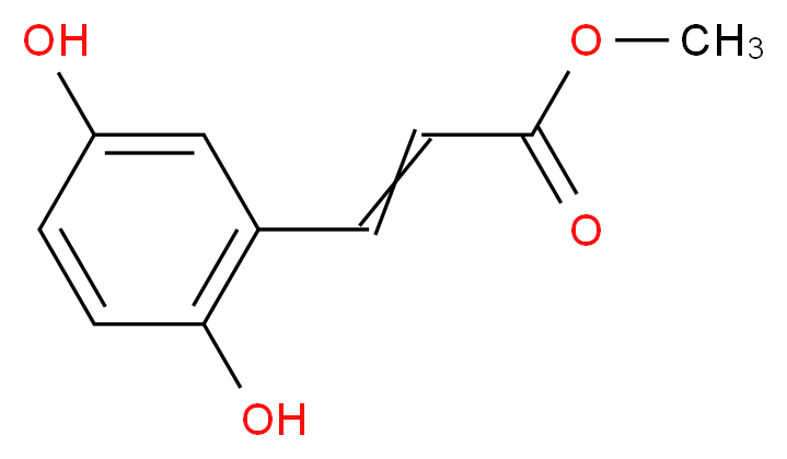 2,5-Dihydroxycinnamic acid methyl ester_Molecular_structure_CAS_63177-57-1)