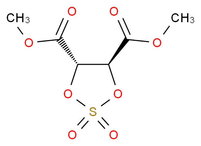 Dimethyl (4S,5S)-1,3,2-dioxathiolane-4,5-dicarboxylate 2,2-dioxide_Molecular_structure_CAS_127854-46-0)