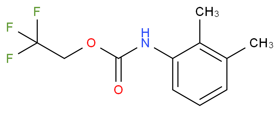 2,2,2-trifluoroethyl 2,3-dimethylphenylcarbamate_Molecular_structure_CAS_)