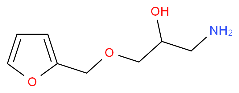 1-Amino-3-(furan-2-ylmethoxy)-propan-2-ol_Molecular_structure_CAS_5380-89-2)