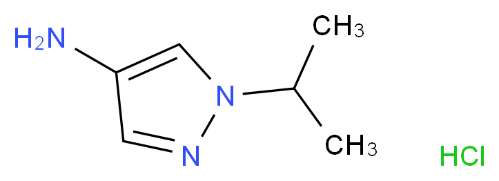 1-Isopropyl-1H-pyrazol-4-ylamine hydrochloride_Molecular_structure_CAS_)