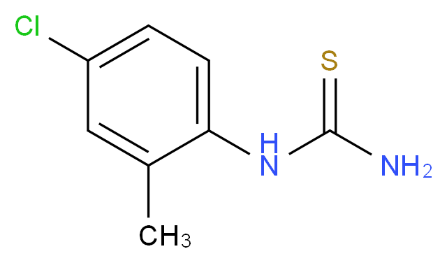 1-(4-Chloro-2-methylphenyl)-2-thiourea_Molecular_structure_CAS_63980-71-2)