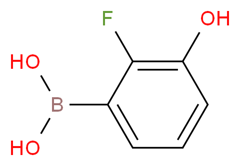 2-FLUORO-3-HYDROXYPHENYLBORONIC ACID_Molecular_structure_CAS_855230-60-3)