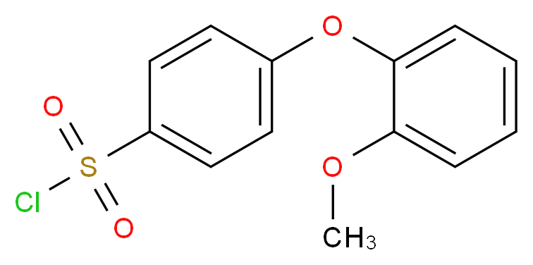 4-(2-Methoxyphenoxy)benzenesulphonyl chloride_Molecular_structure_CAS_690632-30-5)