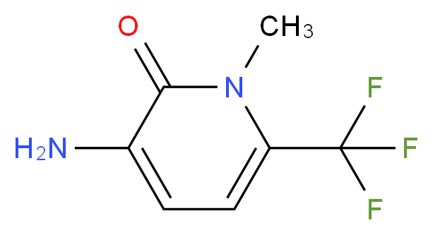 3-amino-1-methyl-6-(trifluoromethyl)-1,2-dihydropyridin-2-one_Molecular_structure_CAS_)
