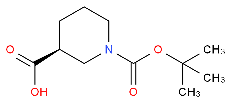 (S)-Piperidine-1,3-dicarboxylic acid 1-tert-butyl ester_Molecular_structure_CAS_88495-54-9)
