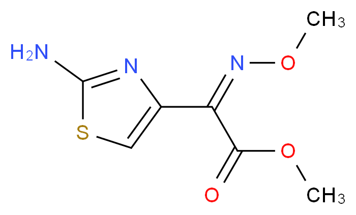2-Amino-α-(methoxyimino)-4-thiazoleacetic Acid Methyl Ester_Molecular_structure_CAS_65243-09-6)