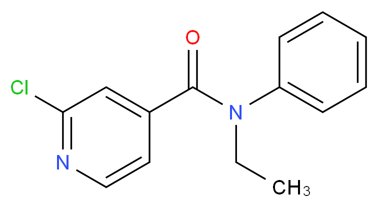 2-Chloro-N-ethyl-N-phenylpyridine-4-carboxamide_Molecular_structure_CAS_1019383-76-6)