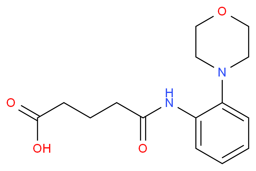 4-(2-Morpholin-4-yl-phenylcarbamoyl)-butyric acid_Molecular_structure_CAS_436088-59-4)
