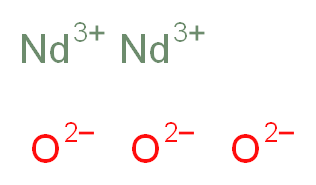 Neodymium(III) oxide_Molecular_structure_CAS_1313-97-9)