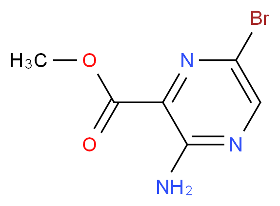 Methyl 3-amino-6-bromopyrazine-2-carboxylate_Molecular_structure_CAS_6966-01-4)