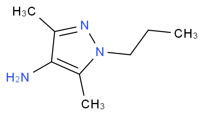 3,5-dimethyl-1-propyl-1H-pyrazol-4-amine_Molecular_structure_CAS_97893-09-9)