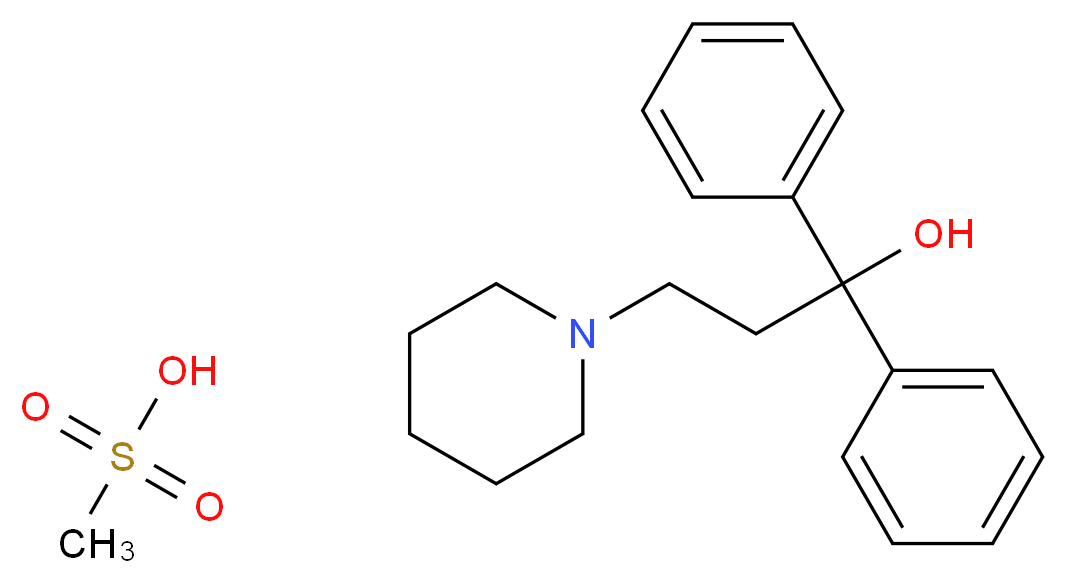 Pridinol Methanesulfonate Salt_Molecular_structure_CAS_6856-31-1)