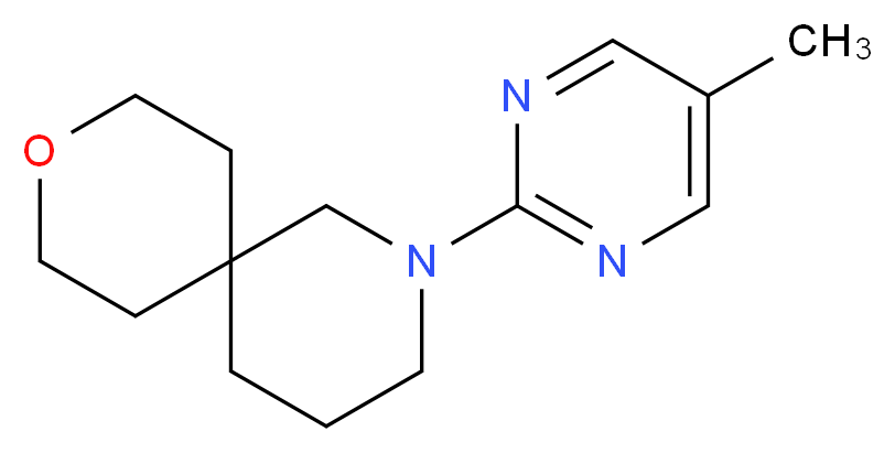 2-(5-methylpyrimidin-2-yl)-9-oxa-2-azaspiro[5.5]undecane_Molecular_structure_CAS_)