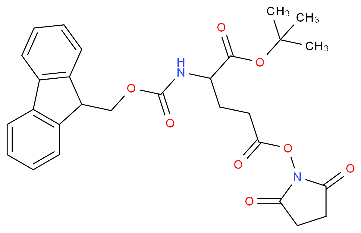 N-alpha-Fmoc-L-glutamic acid gamma-succinimide ester alpha-tert-butyl ester_Molecular_structure_CAS_200616-38-2)