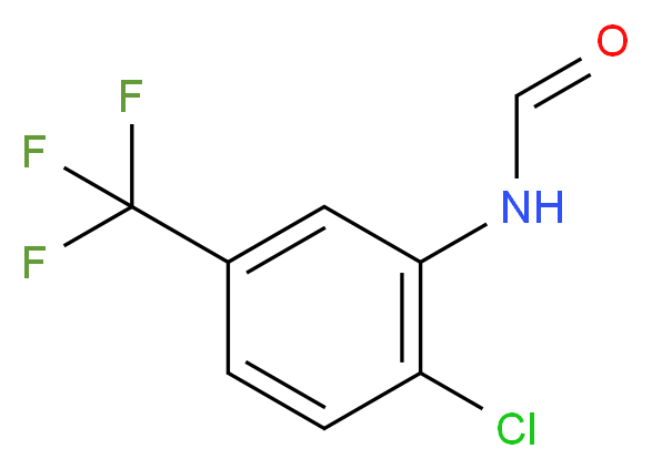 4-Chloro-3-formamidobenzotrifluoride_Molecular_structure_CAS_657-63-6)