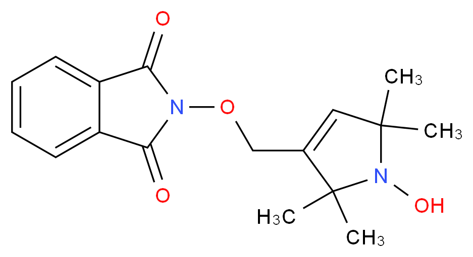 3-[[(1,3-Dihydro-1,3-dioxo-2H-isoindol-2-yl)oxy]methyl]-2,5-dihydro-2,2,5,5-tetramethyl-1H-pyrrol-1-yloxy_Molecular_structure_CAS_1214132-79-2)