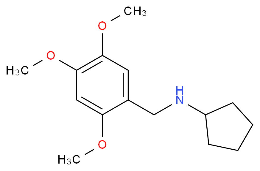 N-(2,4,5-trimethoxybenzyl)cyclopentanamine_Molecular_structure_CAS_499997-33-0)