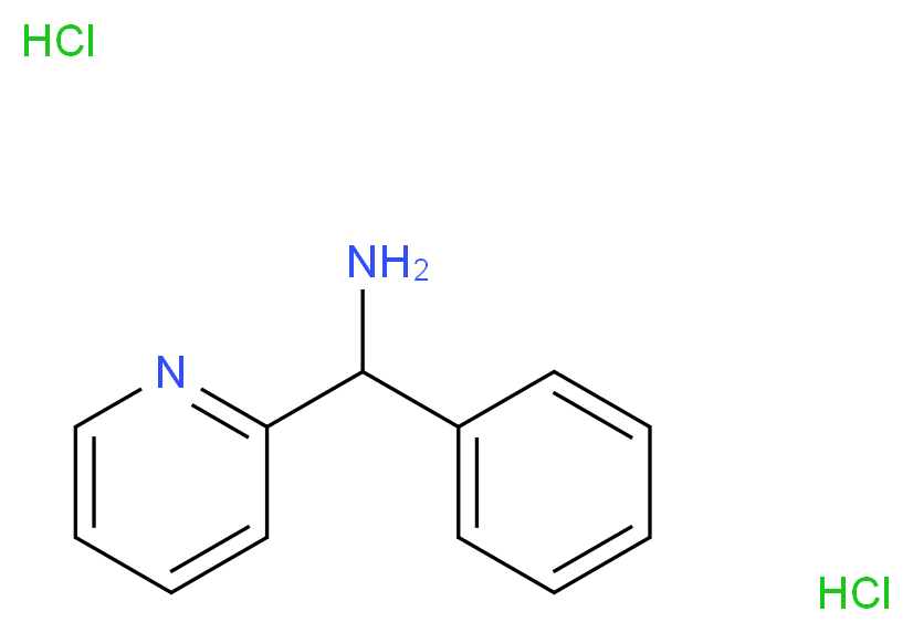 1-phenyl-1-pyridin-2-ylmethanamine dihydrochloride_Molecular_structure_CAS_39930-11-5)