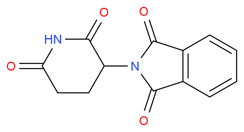 2-(2,6-dioxopiperidin-3-yl)-2,3-dihydro-1H-isoindole-1,3-dione_Molecular_structure_CAS_)