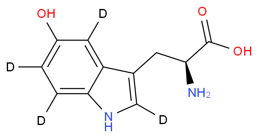 5-Hydroxy L-Tryptophan-d4 (Major)_Molecular_structure_CAS_1246818-91-6)