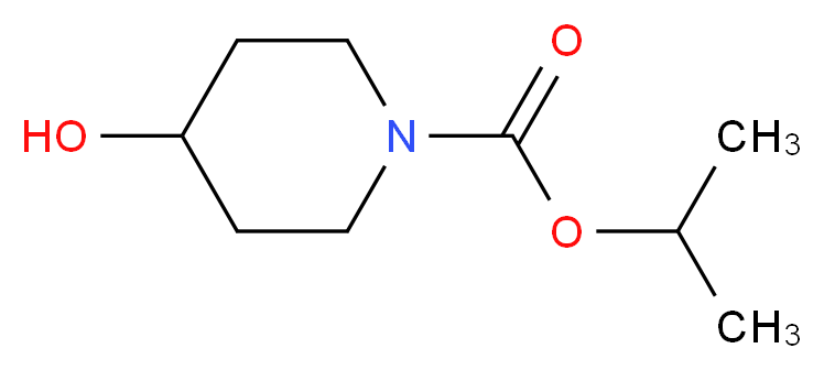 4-Hydroxypiperidine-1-carboxylic acid isopropyl ester_Molecular_structure_CAS_832715-51-2)