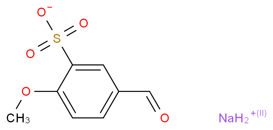 Sodium 5-formyl-2-methoxybenzenesulphonate 96%_Molecular_structure_CAS_5393-59-9)