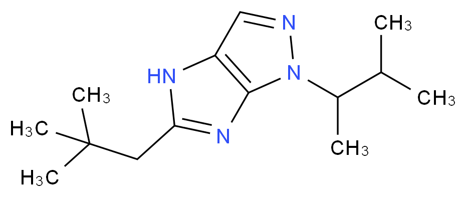 1-(1,2-dimethylpropyl)-5-(2,2-dimethylpropyl)-1,4-dihydroimidazo[4,5-c]pyrazole_Molecular_structure_CAS_)