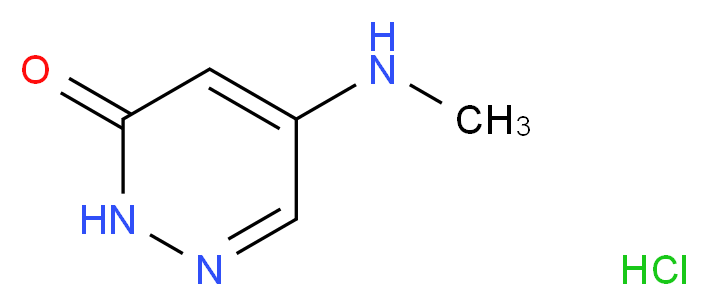 5-(methylamino)-2,3-dihydropyridazin-3-one hydrochloride_Molecular_structure_CAS_)