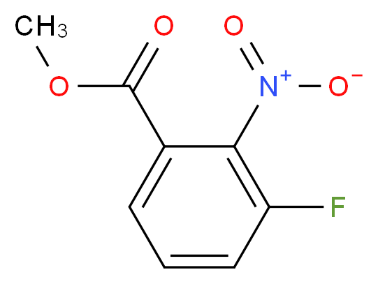 Methyl 3-fluoro-2-nitrobenzoate_Molecular_structure_CAS_1214353-57-7)