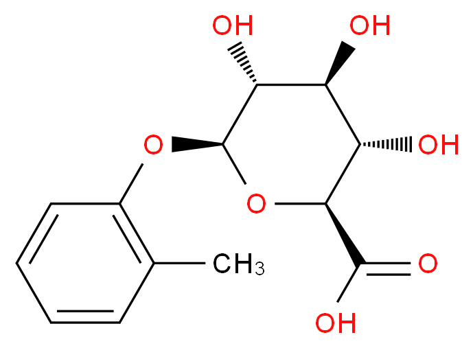 o-Cresol α-D-Glucuronide_Molecular_structure_CAS_)