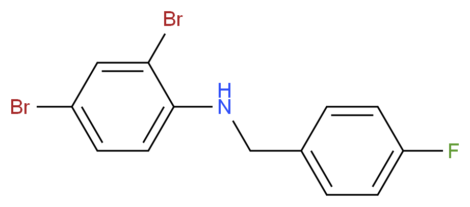 2,4-Dibromo-N-(4-fluorobenzyl)aniline_Molecular_structure_CAS_1152667-75-8)