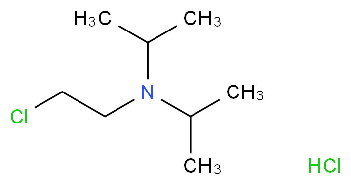2-Diisopropylaminoethyl chloride hydrochloride_Molecular_structure_CAS_4261-68-1)