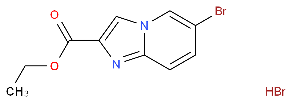 Ethyl 6-bromoimidazo[1,2-a]pyridine-2-carboxylatehydrobromide_Molecular_structure_CAS_)