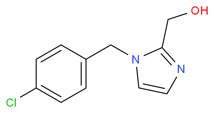 [1-(4-Chlorobenzyl)-1H-imidazol-2-yl]methanol_Molecular_structure_CAS_175203-53-9)